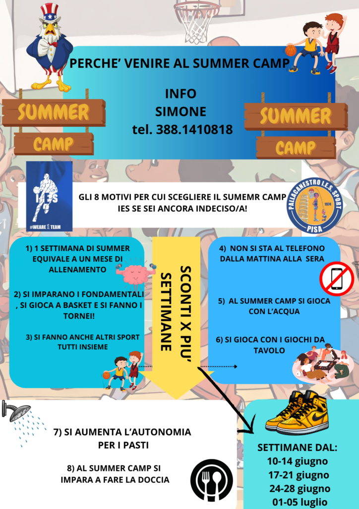 Summer Camp Basket IES Pisa 2024